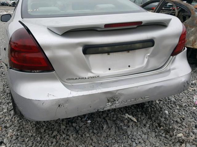 2G2WP522751175833 - 2005 PONTIAC GRAND PRIX SILVER photo 10