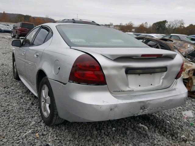 2G2WP522751175833 - 2005 PONTIAC GRAND PRIX SILVER photo 3