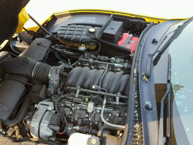 1G1YY12S135121460 - 2003 CHEVROLET CORVETTE Z YELLOW photo 7