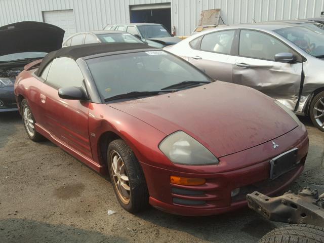 4A3AE85H12E055417 - 2002 MITSUBISHI ECLIPSE SP MAROON photo 1