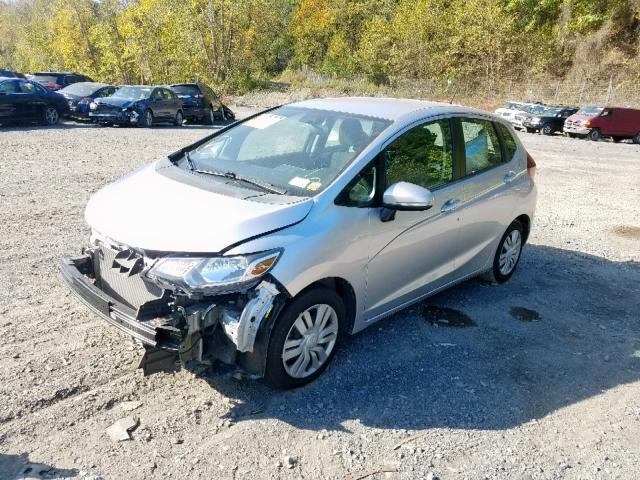 3HGGK5H53FM711172 - 2015 HONDA FIT LX SILVER photo 2