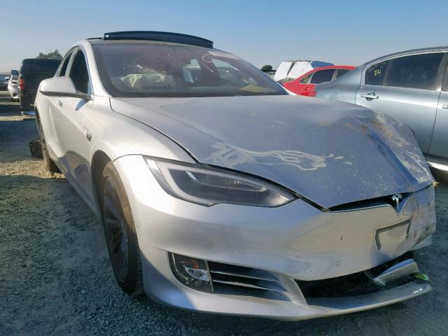 5YJSA1E28JF251650 - 2018 TESLA MODEL S Gümüş foto 1
