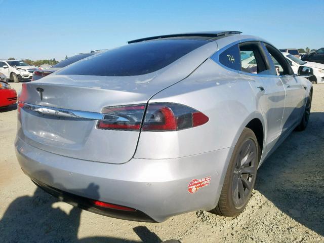 5YJSA1E28JF251650 - 2018 TESLA MODEL S Gümüş foto 4
