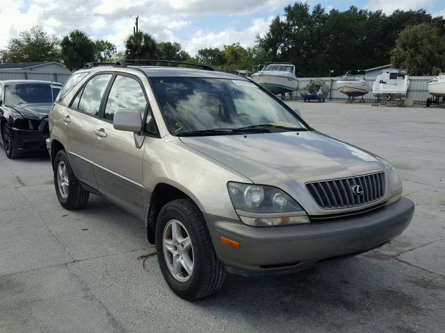 JT6HF10U1Y0154648 - 2000 LEXUS RX 300 BEIGE photo 1