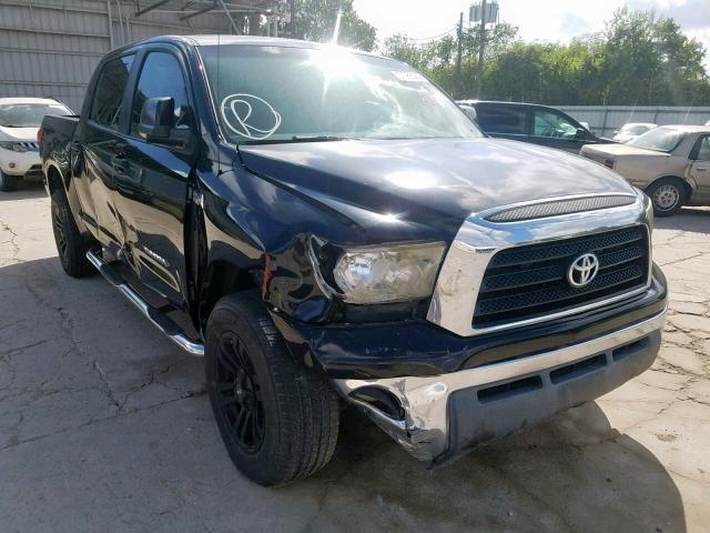 5TFEV54158X064089 - 2008 TOYOTA TUNDRA CRE BLACK photo 1