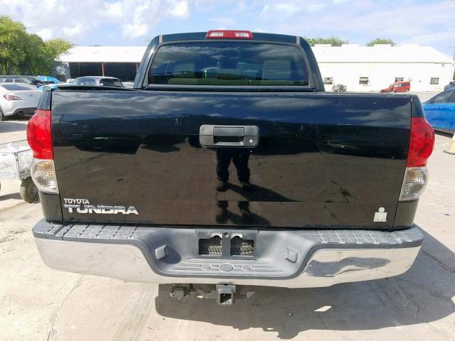 5TFEV54158X064089 - 2008 TOYOTA TUNDRA CRE BLACK photo 9