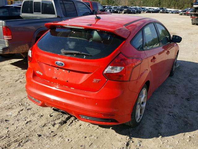 1FADP3L99DL177715 - 2013 FORD FOCUS ST RED photo 4