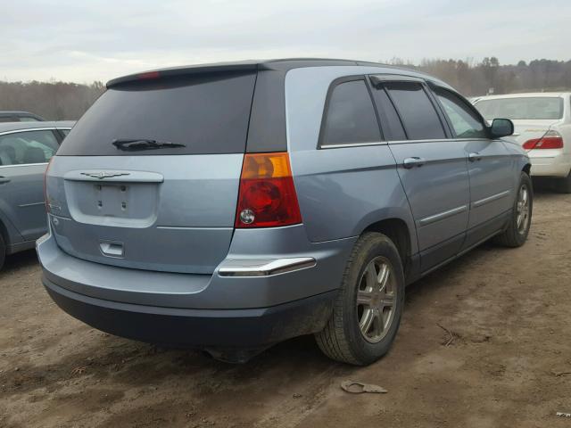 2C8GM68404R315680 - 2004 CHRYSLER PACIFICA BLUE photo 4