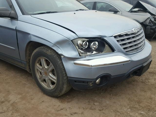 2C8GM68404R315680 - 2004 CHRYSLER PACIFICA BLUE photo 9