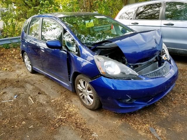 JHMGE8H55BC007184 - 2011 HONDA FIT SPORT BLUE photo 1