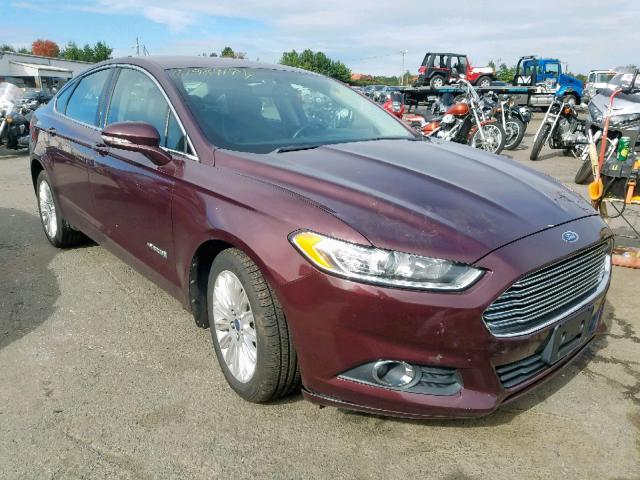 3FA6P0LUXDR224635 - 2013 FORD FUSION SE MAROON photo 1