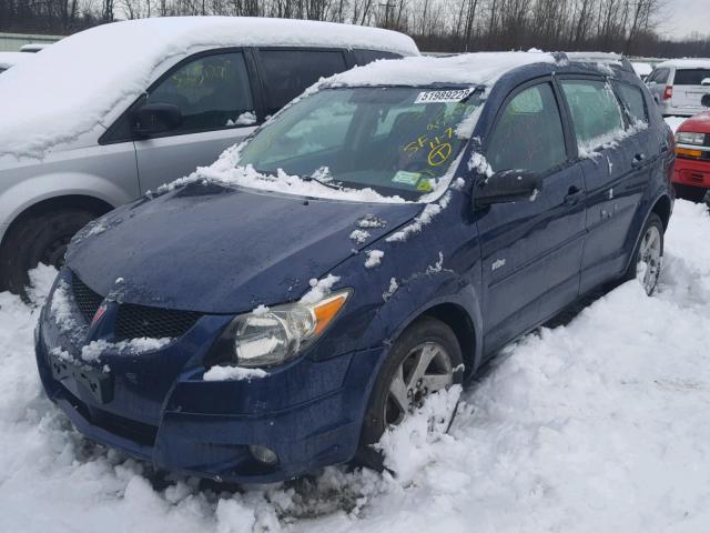 5Y2SM628X4Z454423 - 2004 PONTIAC VIBE BLUE photo 2