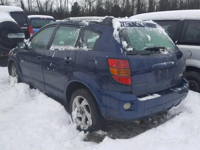 5Y2SM628X4Z454423 - 2004 PONTIAC VIBE BLUE photo 3