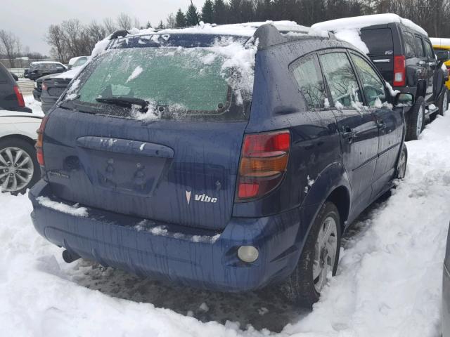 5Y2SM628X4Z454423 - 2004 PONTIAC VIBE BLUE photo 4