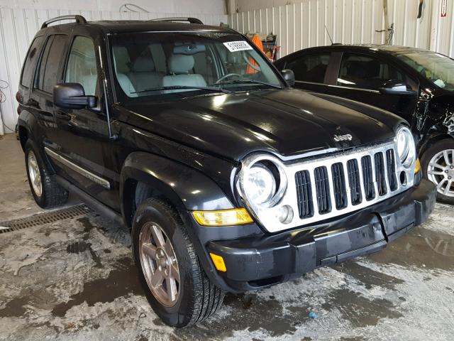 1J4GL58K95W553950 - 2005 JEEP LIBERTY LI BLACK photo 1