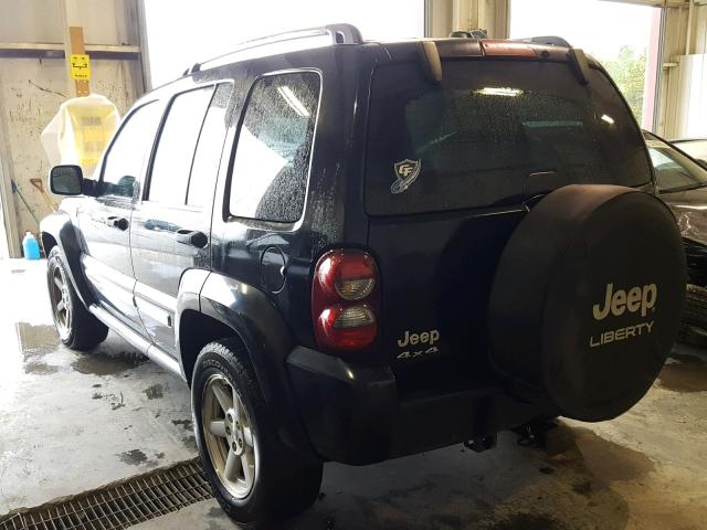 1J4GL58K95W553950 - 2005 JEEP LIBERTY LI BLACK photo 3