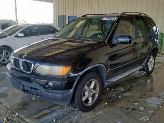 5UXFA53503LV81822 - 2003 BMW X5 3.0I BLACK photo 2