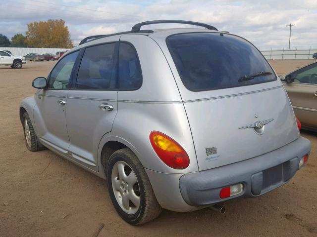 3C4FY58B52T282101 - 2002 CHRYSLER PT CRUISER SILVER photo 3