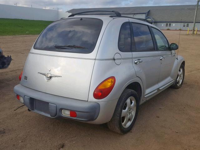 3C4FY58B52T282101 - 2002 CHRYSLER PT CRUISER SILVER photo 4