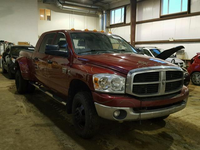 3D7MX49C37G704917 - 2007 DODGE RAM 3500 RED photo 1