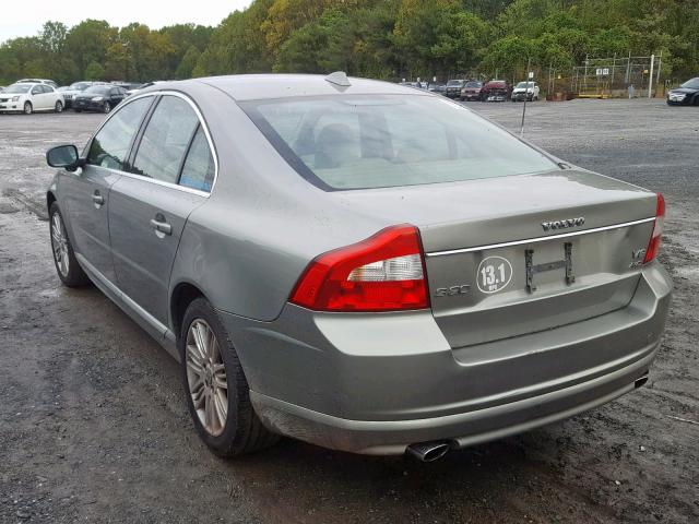 YV1AH852571033936 - 2007 VOLVO S80 V8 GRAY photo 3