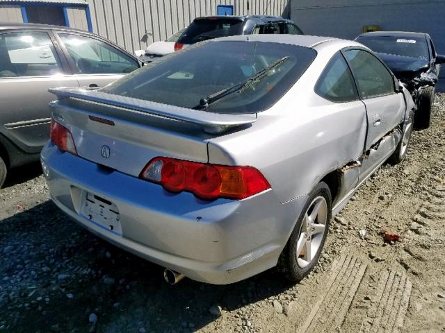 JH4DC530X4S011744 - 2004 ACURA RSX TYPE-S SILVER photo 4