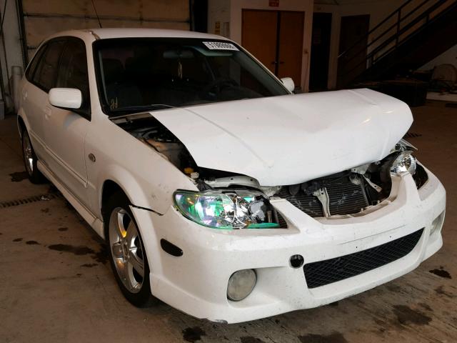 JM1BJ245931219514 - 2003 MAZDA PROTEGE PR WHITE photo 1