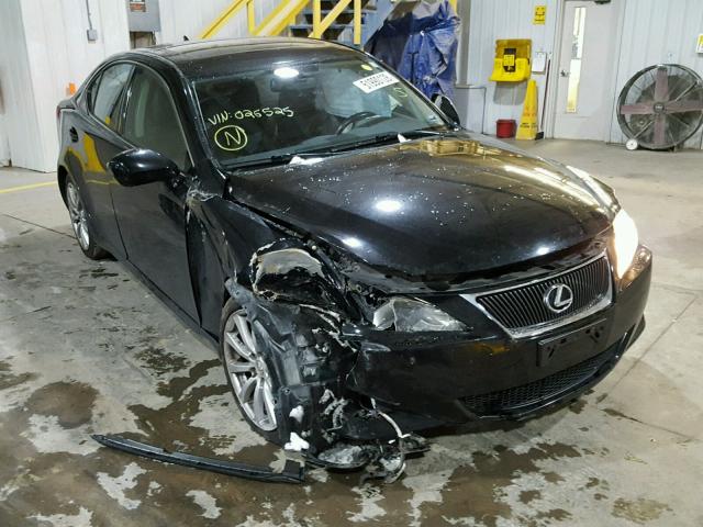 JTHCK262782026525 - 2008 LEXUS IS 250 BLACK photo 1