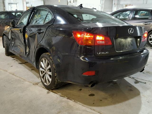 JTHCK262782026525 - 2008 LEXUS IS 250 BLACK photo 4