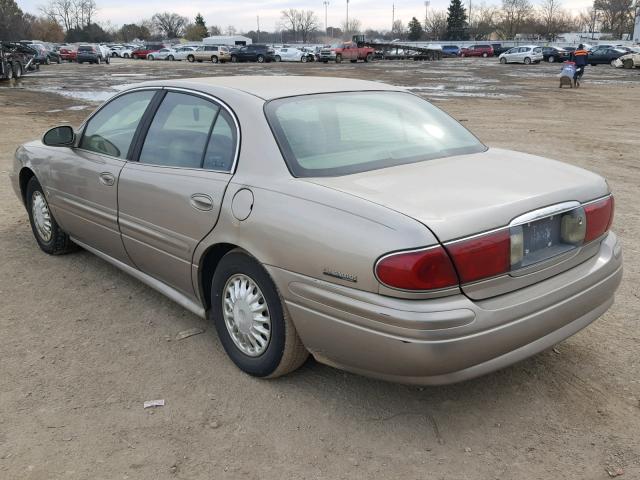 1G4HP54K524239624 - 2002 BUICK LESABRE CU GOLD photo 3