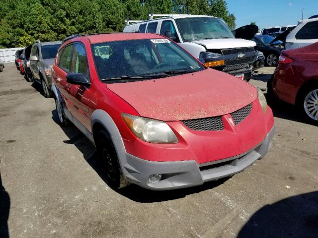 5Y2SL62823Z411664 - 2003 PONTIAC VIBE RED photo 1