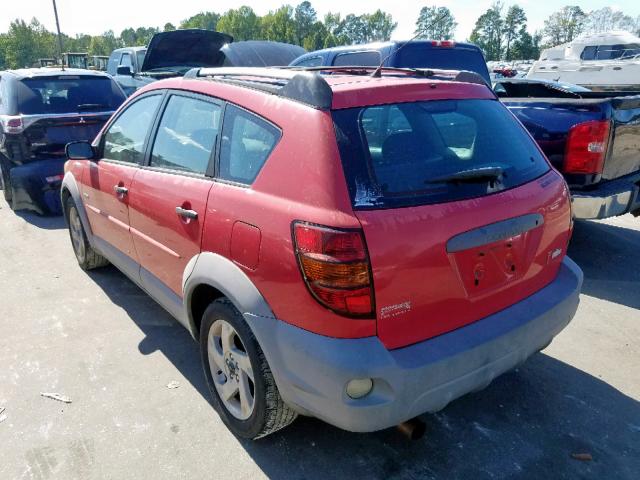 5Y2SL62823Z411664 - 2003 PONTIAC VIBE RED photo 3