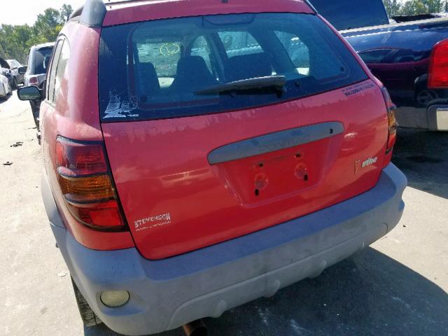 5Y2SL62823Z411664 - 2003 PONTIAC VIBE RED photo 9