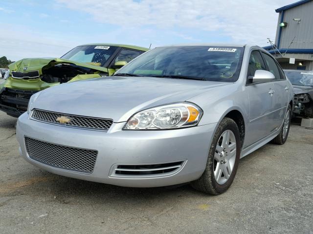 2G1WB5E34F1118479 - 2015 CHEVROLET IMPALA LIM SILVER photo 2