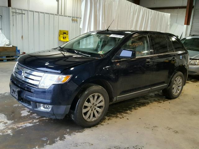 2FMDK49C28BA96574 - 2008 FORD EDGE LIMIT BLUE photo 2