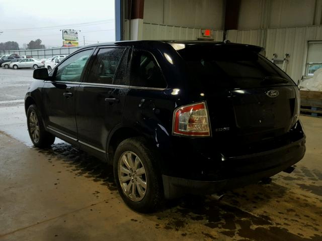 2FMDK49C28BA96574 - 2008 FORD EDGE LIMIT BLUE photo 3