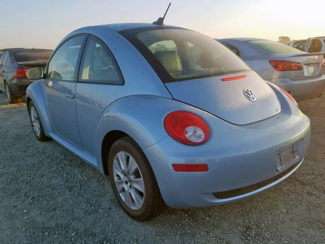 3VWPW31C59M504932 - 2009 VOLKSWAGEN NEW BEETLE 蓝色 照片 3