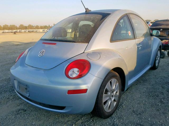 3VWPW31C59M504932 - 2009 VOLKSWAGEN NEW BEETLE 蓝色 照片 4