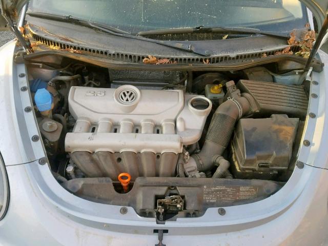 3VWPW31C59M504932 - 2009 VOLKSWAGEN NEW BEETLE 蓝色 照片 7