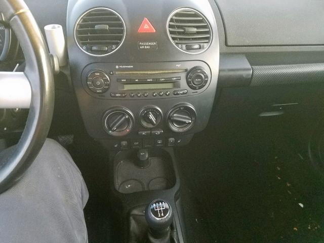 3VWPW31C59M504932 - 2009 VOLKSWAGEN NEW BEETLE 蓝色 照片 9