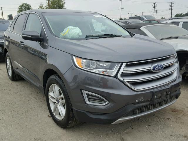 2FMPK3J96JBC32606 - 2018 FORD EDGE SEL CHARCOAL photo 1