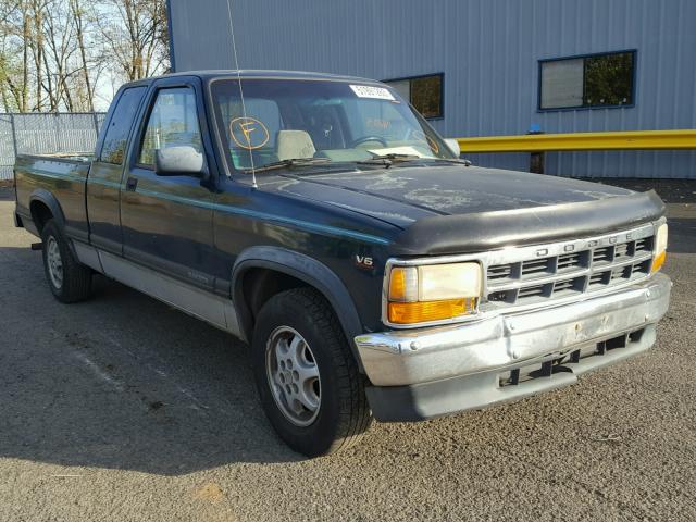 1B7GL23X8SS349554 - 1995 DODGE DAKOTA GREEN photo 1