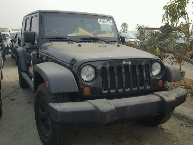 1J4GA39187L207697 - 2007 JEEP WRANGLER X BLACK photo 1