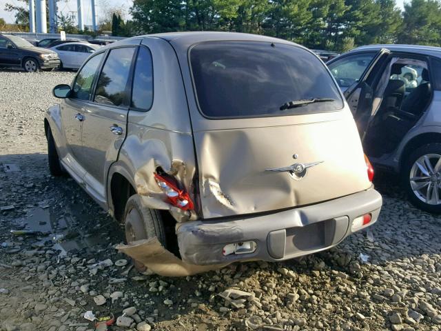 3C4FY48B72T385918 - 2002 CHRYSLER PT CRUISER GOLD photo 3