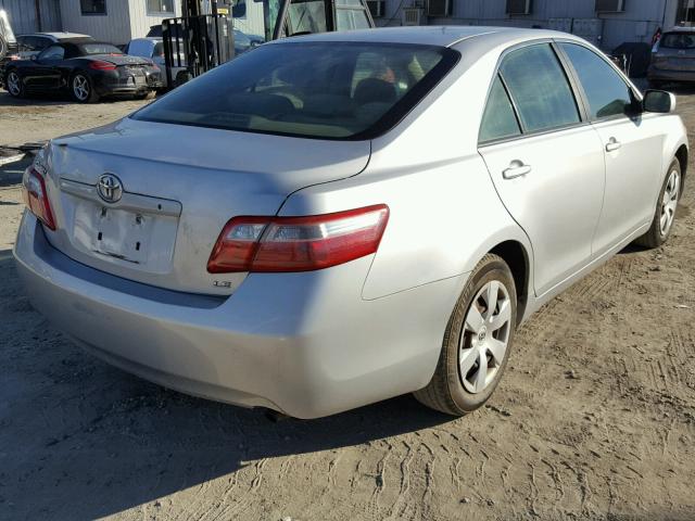 4T1BE46K57U717583 - 2007 TOYOTA CAMRY-LE SILVER photo 4
