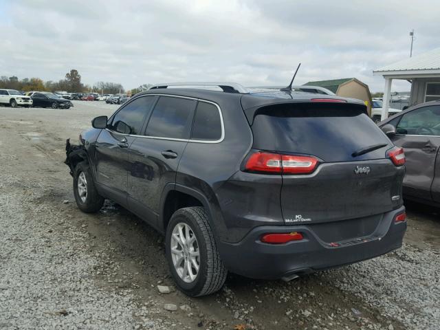 1C4PJLCB5FW532313 - 2015 JEEP CHEROKEE L GRAY photo 3