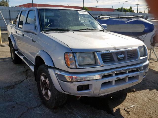 1N6ED27T3YC343186 - 2000 NISSAN FRONTIER C SILVER photo 1