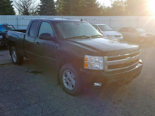 1GCEK19J57Z517298 - 2007 CHEVROLET SILVERADO BLACK photo 1