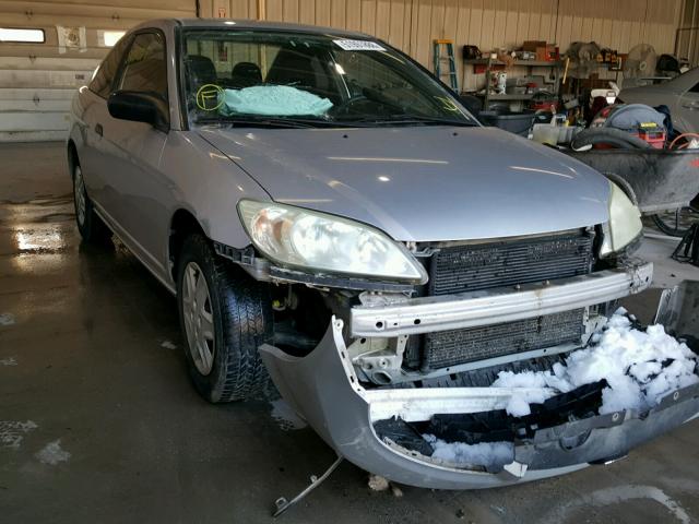 1HGEM221X5L049614 - 2005 HONDA CIVIC DX V SILVER photo 1