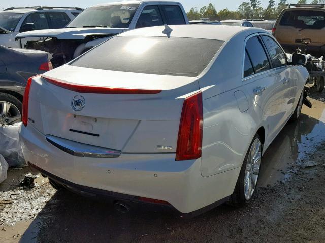 1G6AE5S32D0121051 - 2013 CADILLAC ATS PREMIU WHITE photo 4